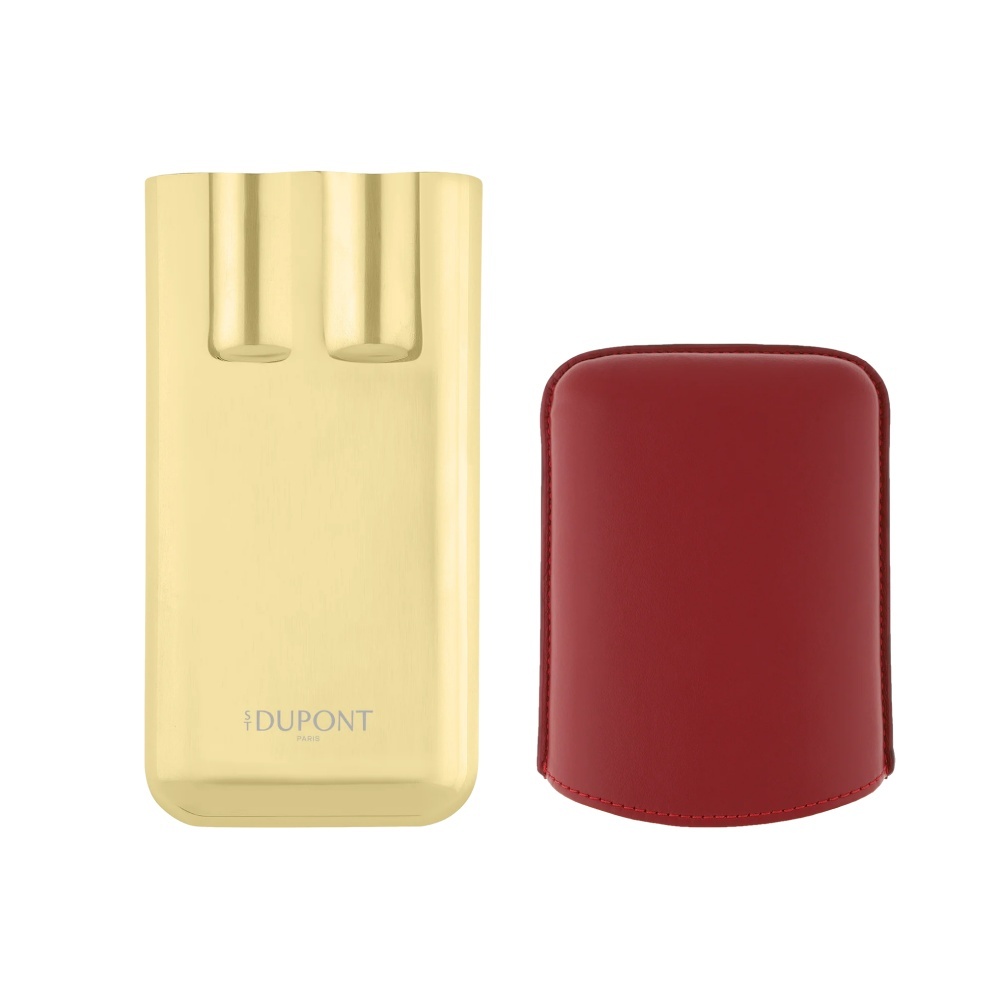 S.T.DUPONT 都彭 罗密欧与朱丽叶联名款 皮革 三支装 便捷雪茄盒 183350