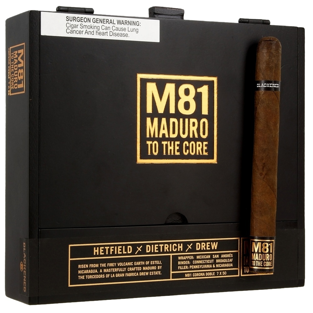 Drew Estate Blackened M81 Doble Corona 20s 德鲁庄园 黑化 M81 双皇冠 20支/盒