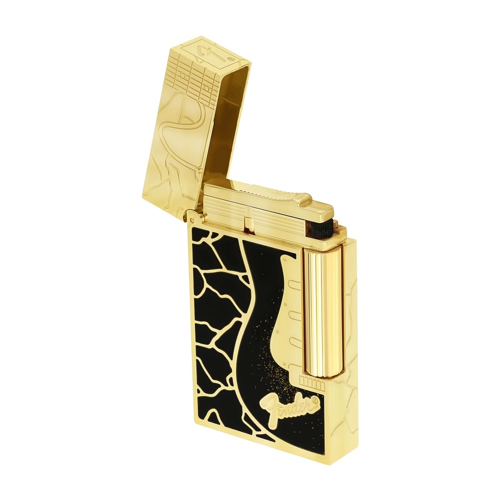 S.T.DUPONT 都彭 Ligne2 朗声系列 Fender联名 黑金 打火机 C16025CL