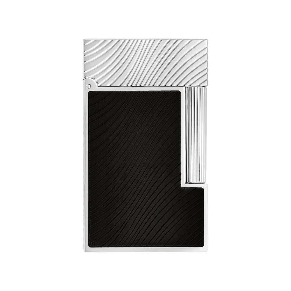 S.T.DUPONT 都彭 Ligne2 朗声系列 马鬃纹饰 骑士 黑银 打火机 C16090CL