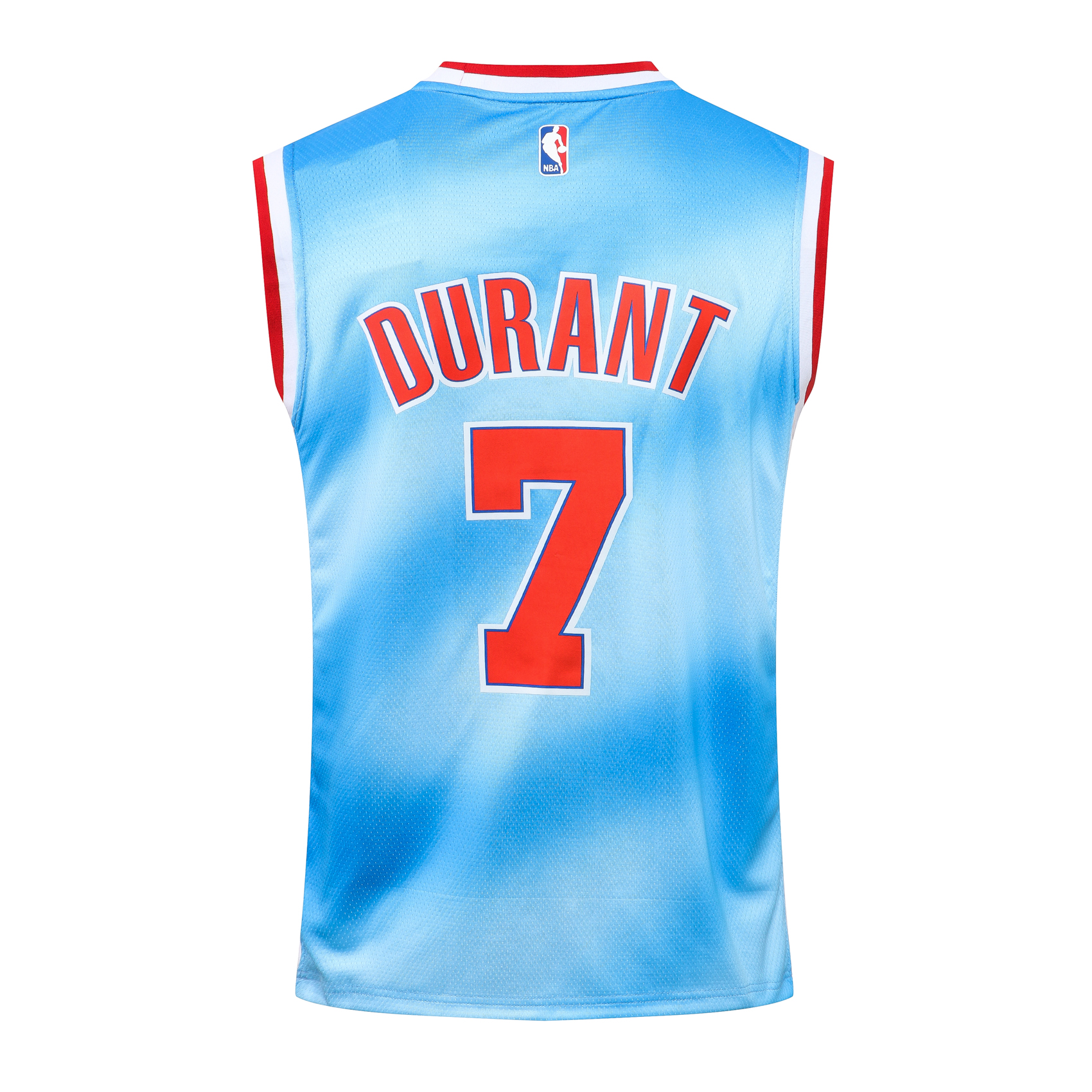 NBA Nets Crew Neck Blue No. 7 (Hot Pressed)