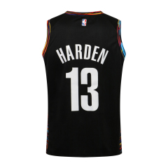 NBA Nets Black No. 13 (Hot Pressed)