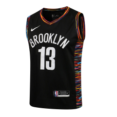 NBA Nets Black No. 13 (Hot Pressed)