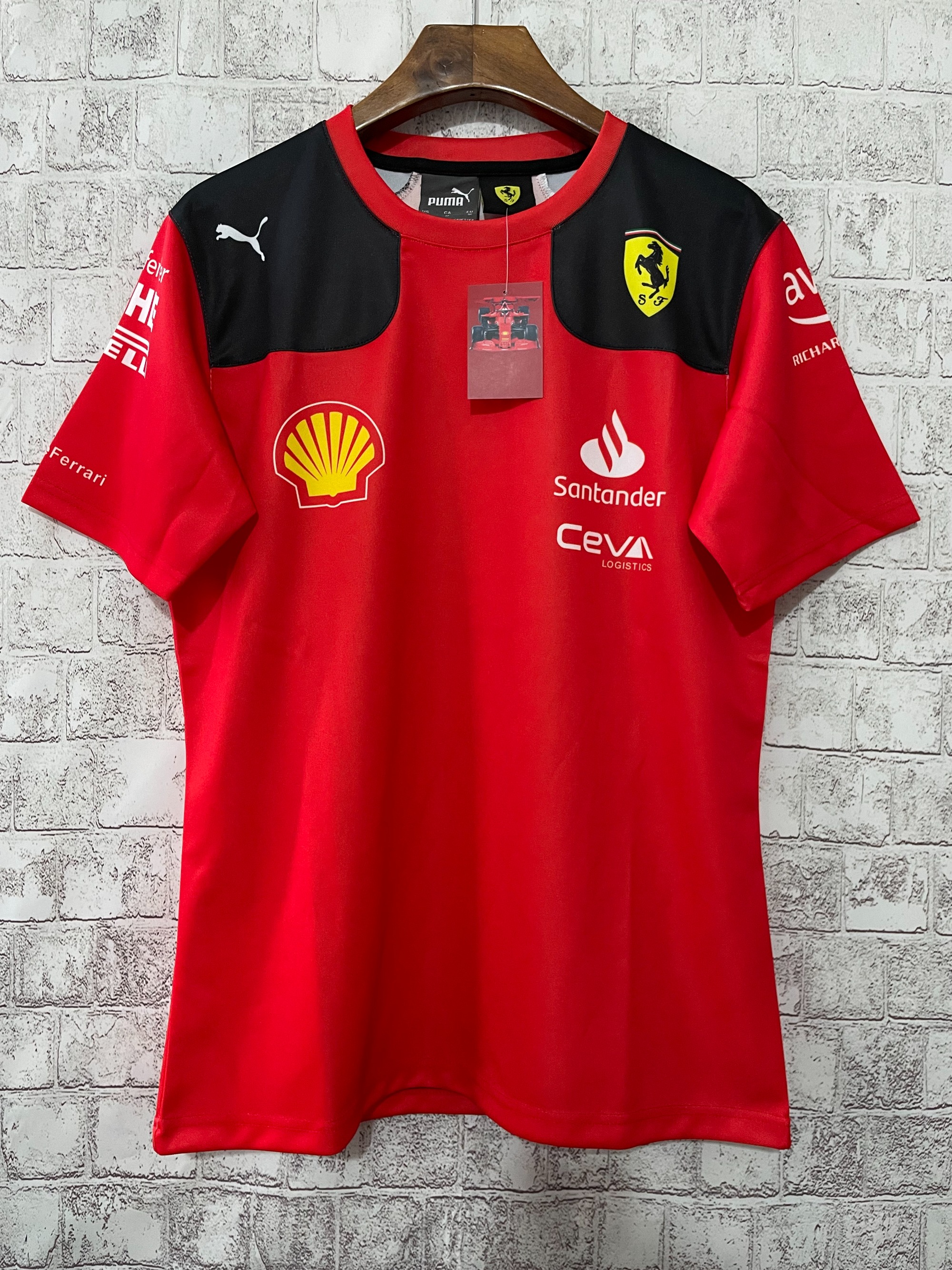 F1 2023 Ferrar Round Neck s-5xl