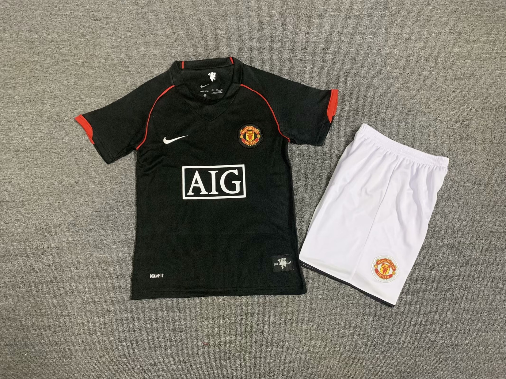 0708 Manchester United away Retro kids
