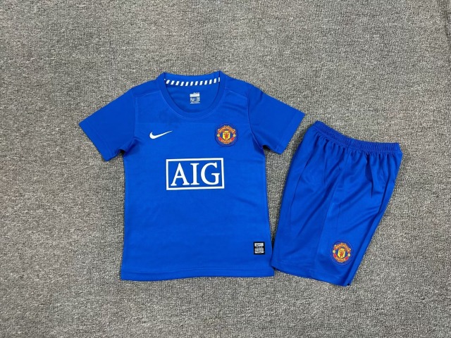 08-09 Manchester United 2 away Retro kids