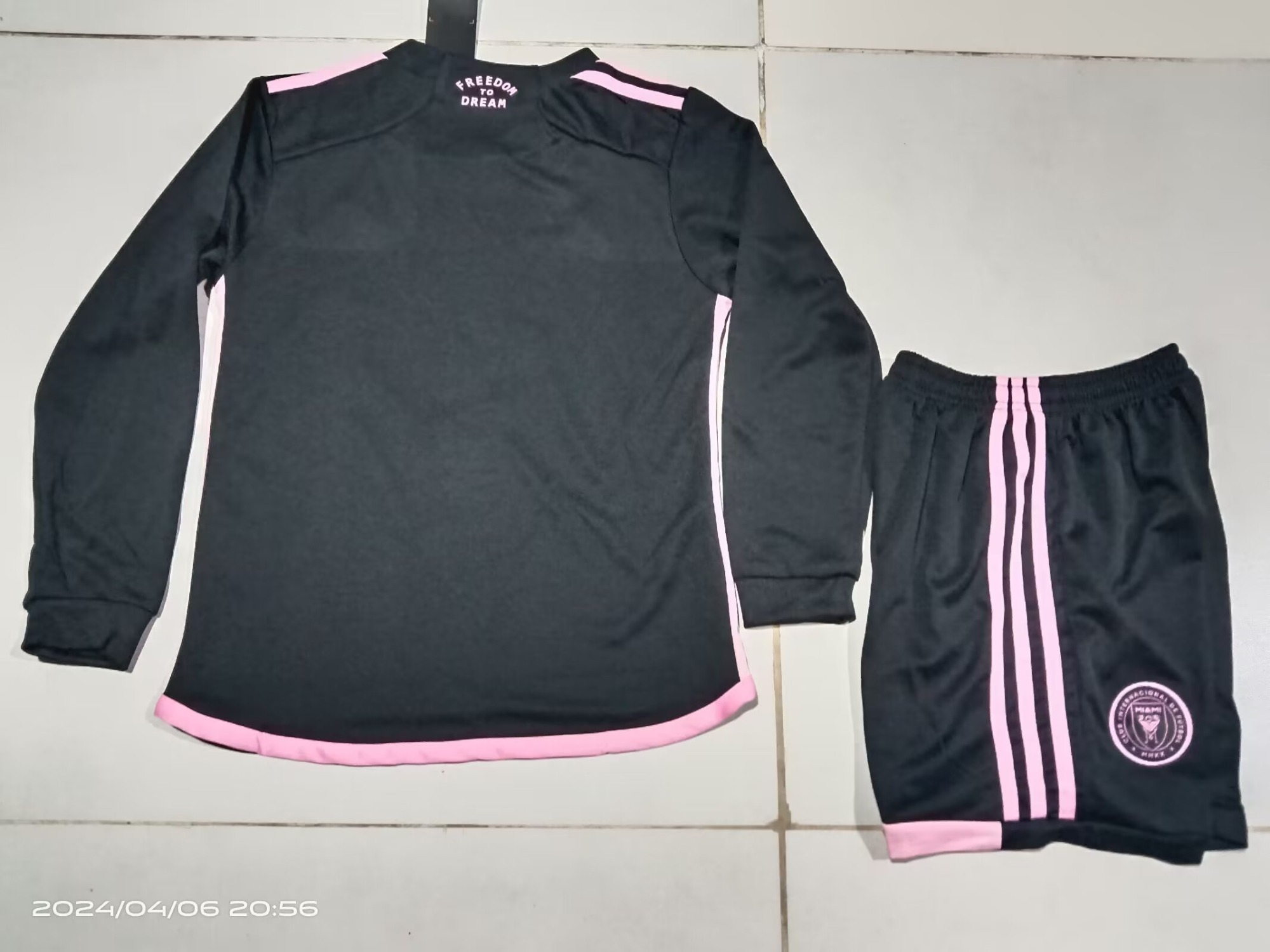 24-25 Miami International away long sleeved kids