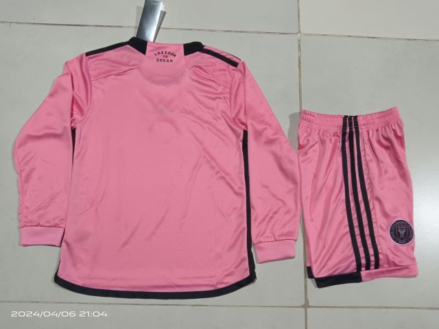 24-25 Miami Home Long Sleeve Kids