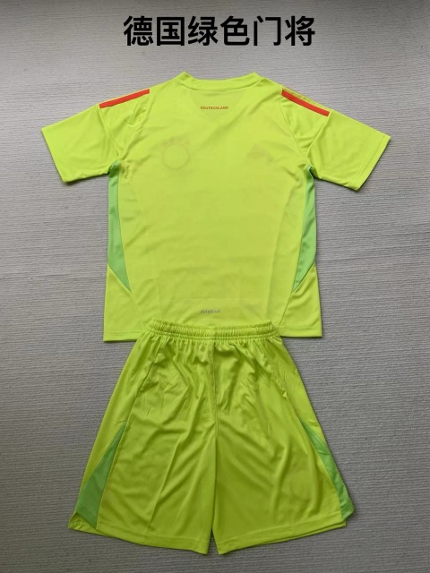 24-25 German Yellow Goalkeeper Kids+Adult Set