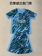 24-25 PSG Paris Huran Goalkeeper Kids+Adult Set