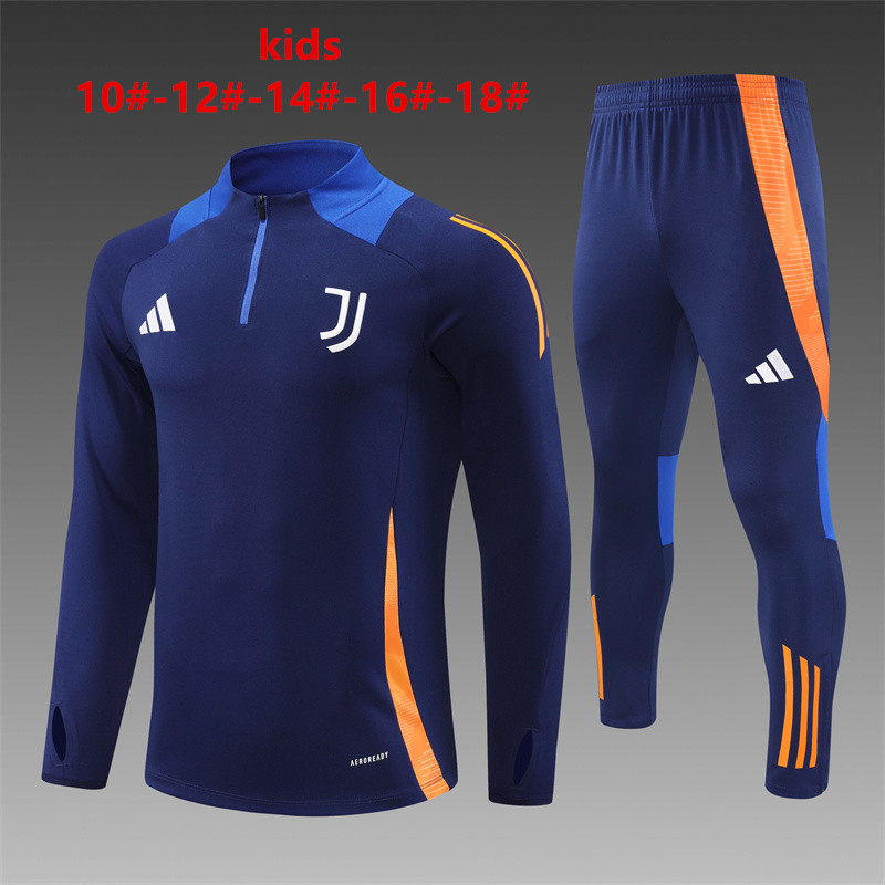 24-25 Juventus, Royal Blue Kids+Adult Training Set