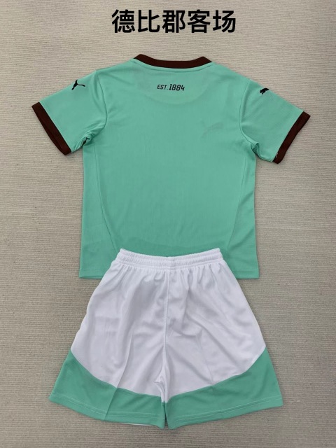 24-25 Derby County away kids+adult set
