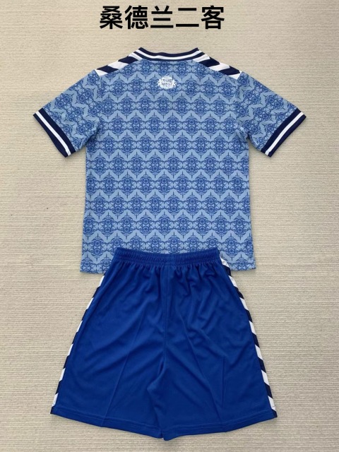 24-25 Sunderland 2 away kids+adult set