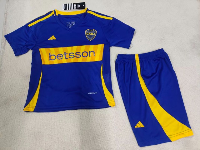24-25 Boca Juniors Home Kids+Adult Set