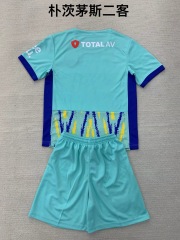 24-25 Portsmouth 2 away kids+adult set