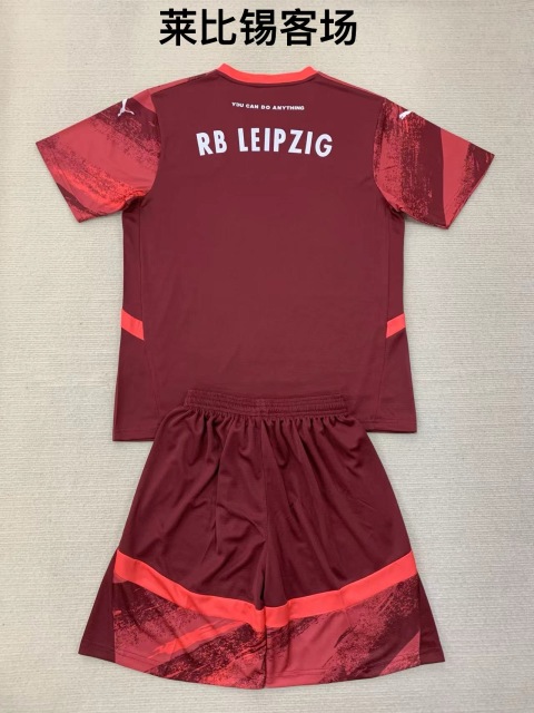 24-25 Leipzig away kids+adult set