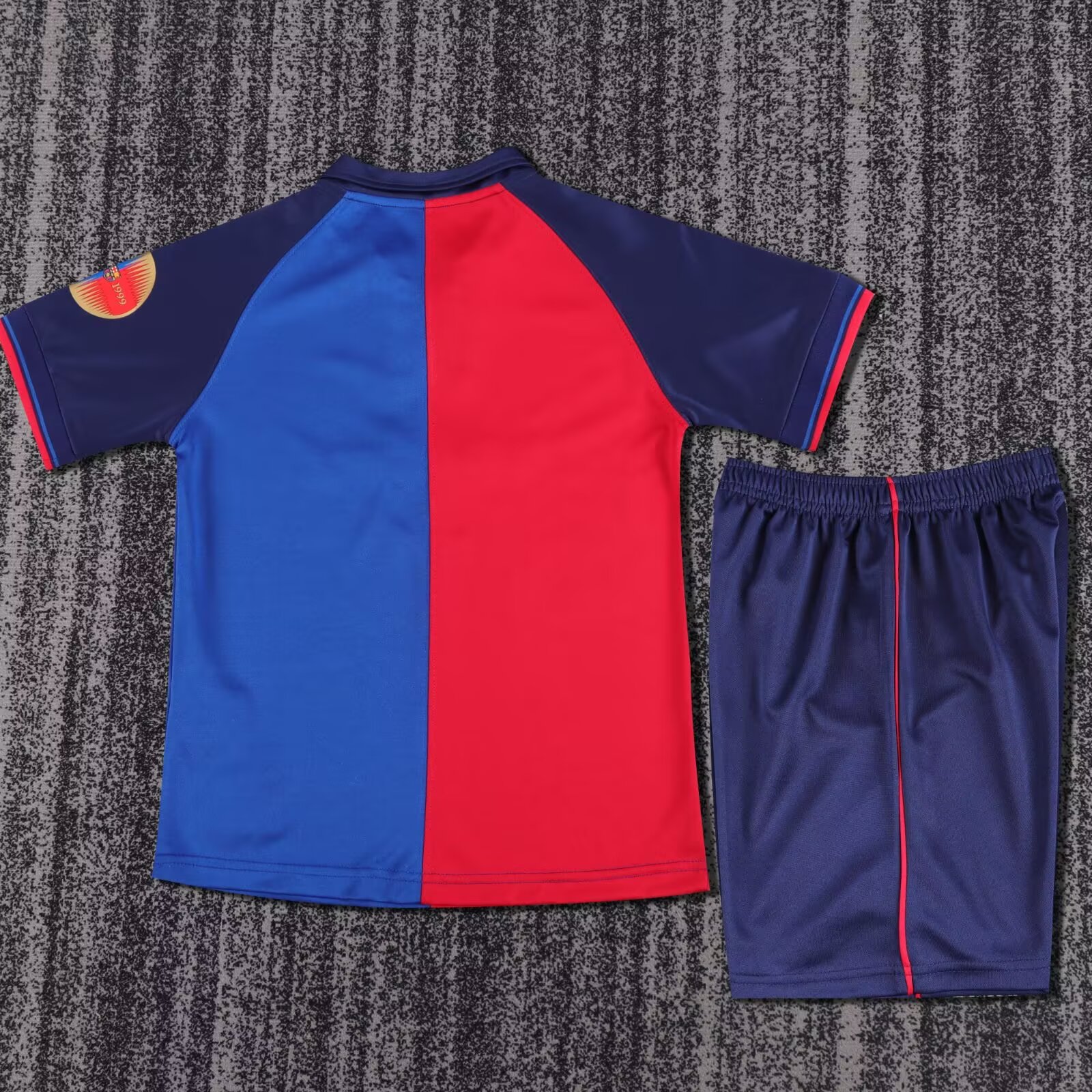 Retro 1899-1999 Red and Blue Barcelona 100th Anniversary Kids