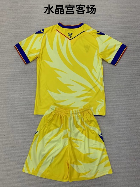 24-25 Crystal Palace away kids+adult set