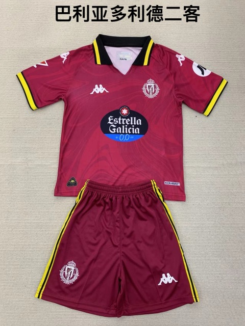 24-25 Valladolid 2 away kids+adult set