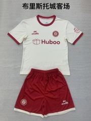 24-25 Bristol City away kids+adult set