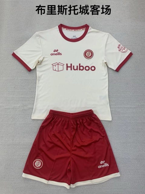 24-25 Bristol City away kids+adult set