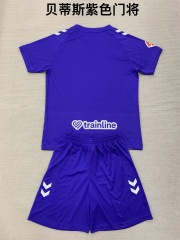 24-25 Betis Purple Goalkeeper Kids+Adult Set