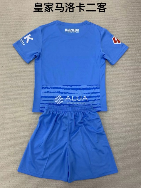24-25 Royal Mallorca 2 away kids+adult set