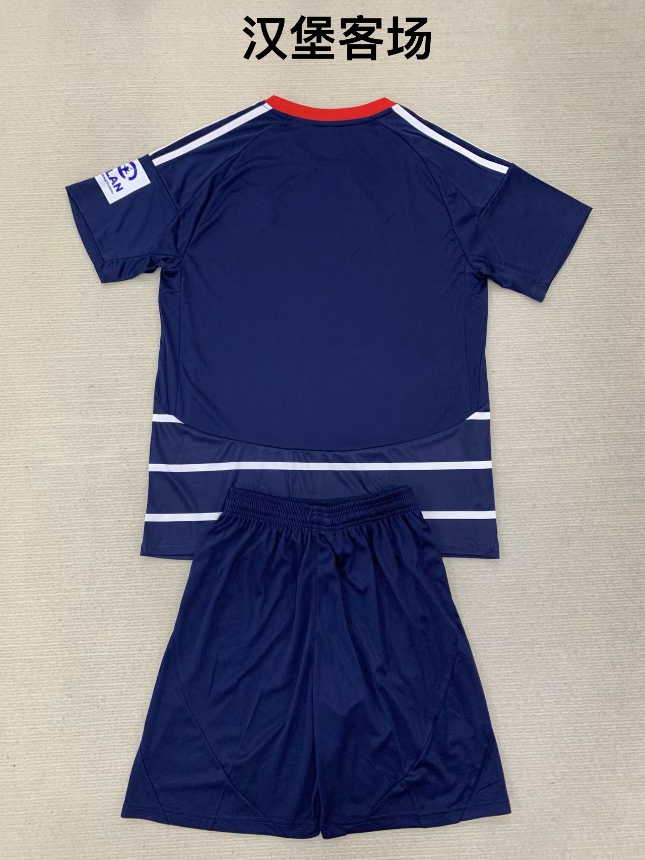 24-25 Hamburg 2 away kids+adult set