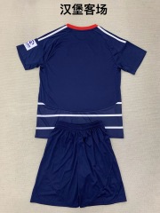 24-25 Hamburg 2 away kids+adult set