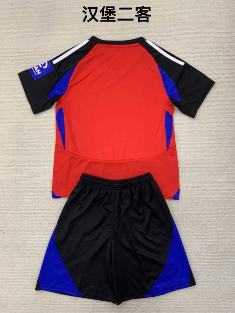 24-25 Hamburg away kids+adult set
