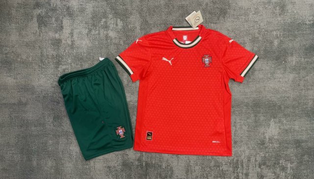 25-26 Portugal Home Kids+Adult Set