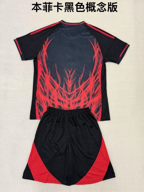 25-26 Benfica Black Concept Edition Kids+Adult Set