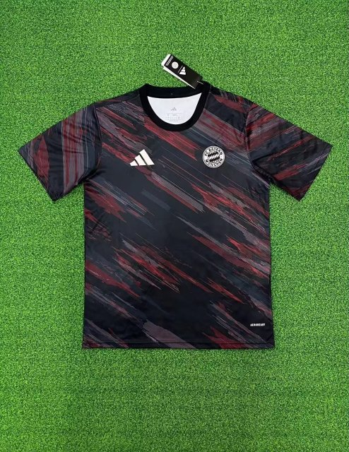 25-26 Bayern Red and Black Training Uniform