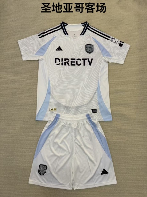 25-26 San Diego away kids+adult set