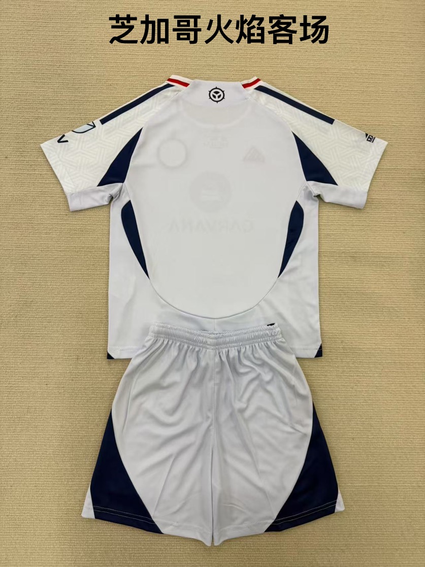 25-26 Chicago Flames away kids+adult set