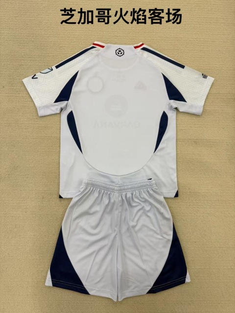 25-26 Chicago Flames away kids+adult set