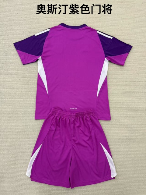 25-26 Austin Purple Goalkeeper Kids+Adult Set