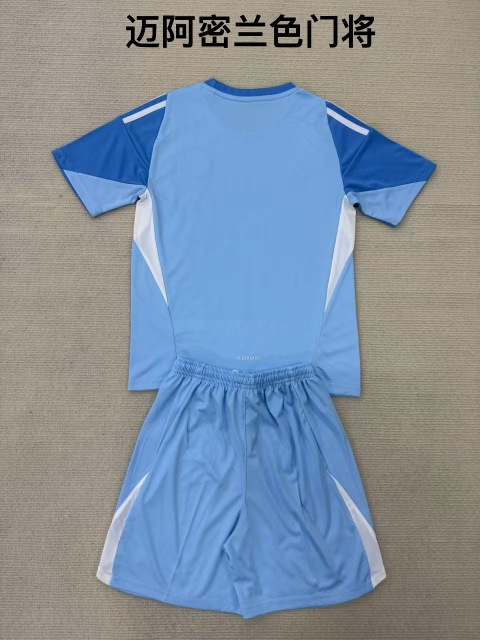 25-26 Miami Blue Goalkeeper Kids+Adult Set