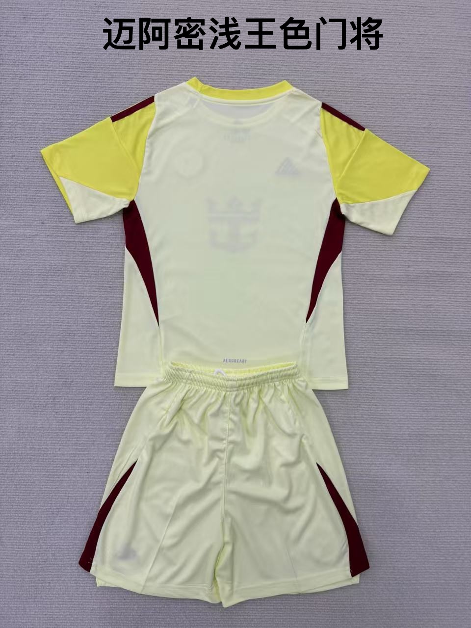 25-26 Miami Light Yellow Goalkeeper Kids+Adult Set