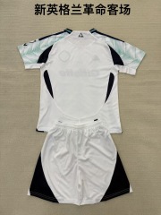 25-26 New England Revolution away kids+adult set