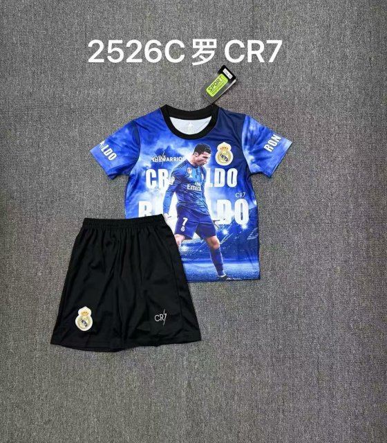 25-26 Cristiano Ronaldo Real Madrid CR7 kids