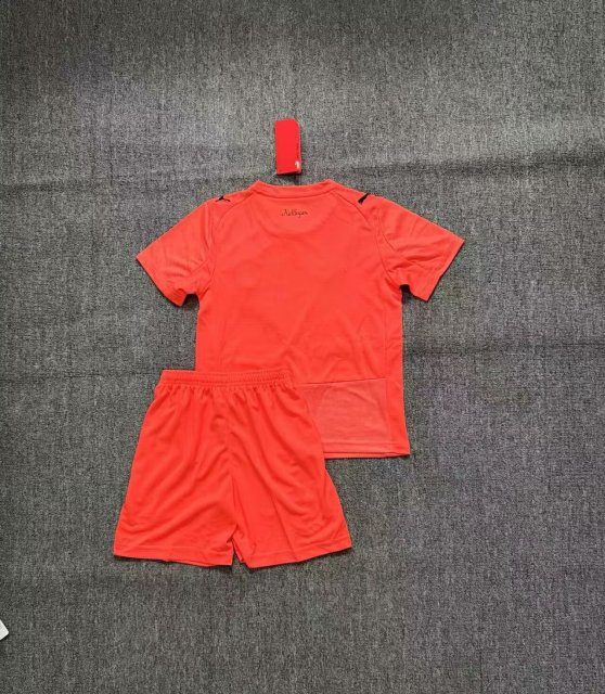 25-26 Manchester City Orange goalkeeper kids
