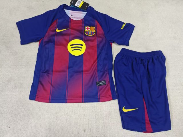 25-26 Barcelona home team kids