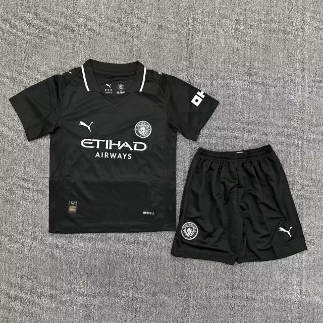25-26 Manchester City away kids+adult package