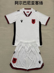 25-26 Albania away kids+adult set