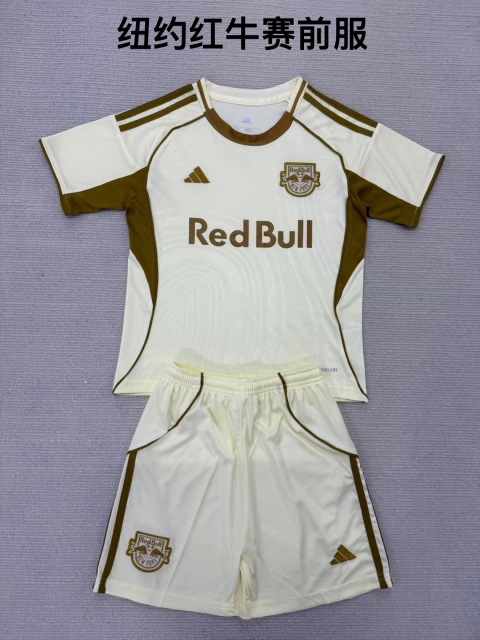 25-26 New York Red Pre match Dress for Kids+Adult Set
