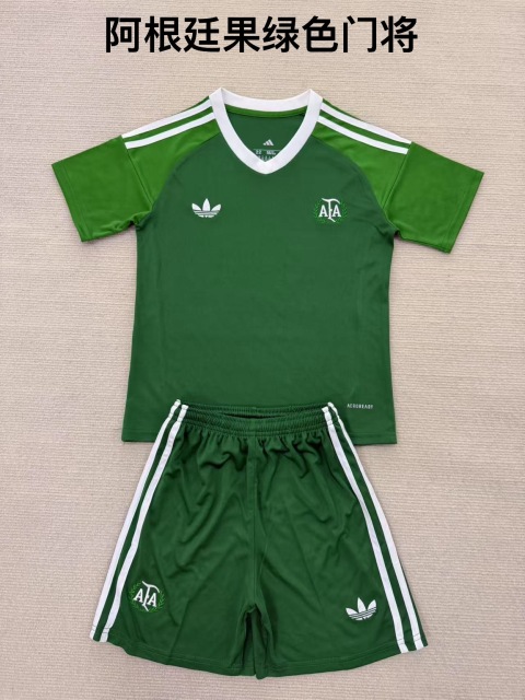 25-26 Argentina Fruit Green Goalkeeper Kids+Adult Set