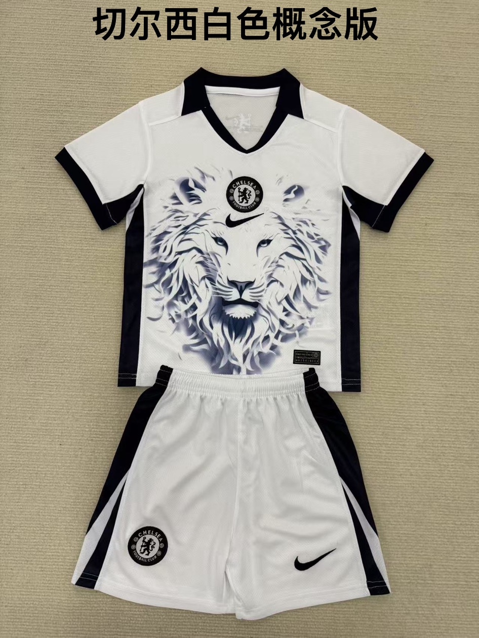25-26 Chelsea White Concept Kids+Adult Set