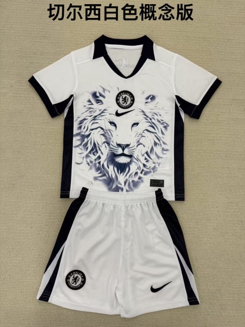 25-26 Chelsea White Concept Kids+Adult Set