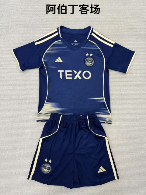 25-26 Aberdeen away kids+adult set